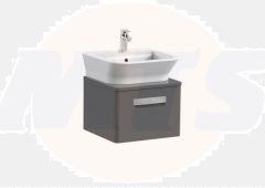 Roca  The Gap-N base unit 427 x 414mm - 1 soft-close door - gloss anthracite grey A856968153