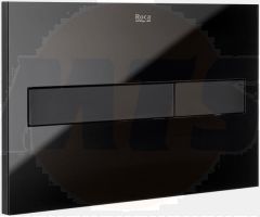 Roca  PL7 operating panel - black with glass finish A890088308