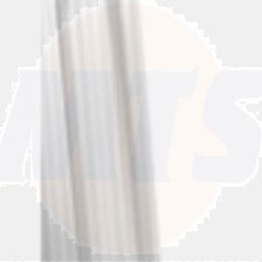 Croydex AF286122 White Woven Stripe Curtain