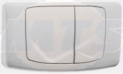 AG-RIOS WHITE DOUBLE EXHAUST BUTTON PLATE VALSIR VS0828501 - MTSh137
