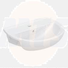 Twyford Alcona500mm Semi Recessed Basin AR4651WH Bathroomsuites