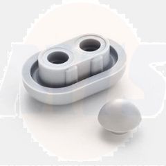 Armitage Shanks Bakasan Toilet Seat Buffer Set  SV57267 GREY One big one and one small one