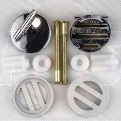 Attaching toilet seats with metal Sanit 01.297.01 