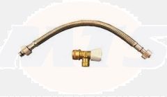 Roca Pro / Basic shut off cock and hose AV0014600R / V0014600R
