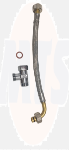 Roca Valve Hose and nut  AV0041800R