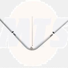 Twy AV6814WH Avalon Shower Curtain Rail