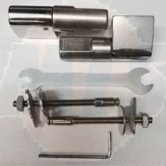 BAUHAUS  TOUCH/Axa Xtre-Vaso ED6105W Toilet Seat Hinge Kit - HI6105EE1 + FX6105EE1 
