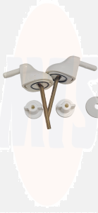 Kolo Geberit Nova Toilet Seat Hinges AZ002 60110