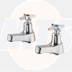 Ideal Standard Spares Sandringham 21 Basin pillar taps with crossheads -B9875AA