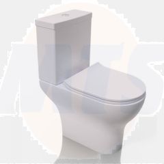 B & Q Solare  Toilet with Soft close Hinges Seat
