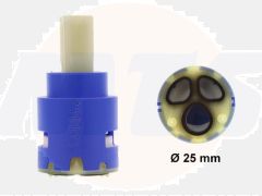 Blanco Cartridge HP 25 mm ZOLA-WT KE AV  122211