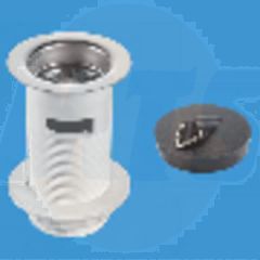 McAlpine BSW1 1.1/4in S/O Basin Waste & plug