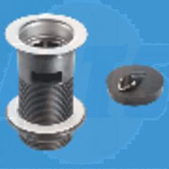 McAlpine BSW12C 1.1/4in S/O Basin Wste plug c&sty