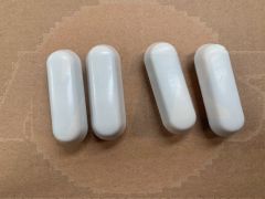 TOILET SEAT BUFFERS / BUMPERS FOR WC SEATS MOD.S / 12 - MM.45X16X9H