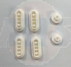 TOILET SEAT BUFFER PADS