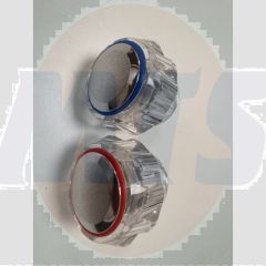 Bristan Basin R AC Tap Reviver Acrylic HANDLES ONLY NO CARTRIDGES  (Hot & Cold Side) 3/4 Sold as pair C58060HANDLE