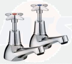 SWAN X TOP 3/4" BATH PILLARS CP C58110