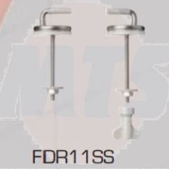 Celmac Concealed Stainless Steel Toilet Seat Hinge Set FDR11SS