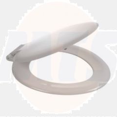 Celmac Wirquin SAXON - PLASTIC HINGES  Toilet Seat and cover with colour matched plastic hinge