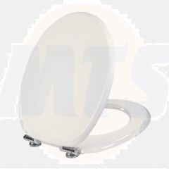 Celmac 20719569 Woody Lux Slow Close Seat & Cover White