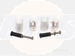 Celmac FTF11WH Top Fix Toilet Seat Hinge Pack, White