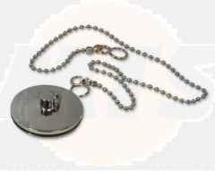 Center ball chain 18" and plug 1.3/4" Chrome Plated UDC/41/012