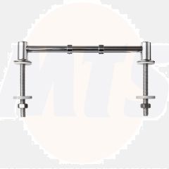 CHROME PLATED BRASS HINGES, chrome plated brass bottom fixing