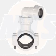 McAlpine CLAMP1WH White Condense Pipe Clamp(100bx)