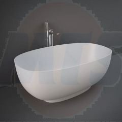 RAK Cloud Freestanding Bath Tub In White CLOBT14075500 Bathroomsuites