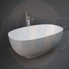 RAK Cloud Freestanding Bath Tub In Grey CLOBT14075503 Bathroomsuites