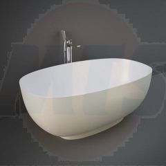 RAK Cloud Freestanding Bath Tub In Greige CLOBT14075505 Bathroomsuites