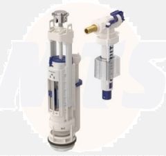 Complete Geberit Cistern Flush mechanism type 290-380 double-key - 283.304.21.2, Geberit's complete type 290-380 double-action mechanism is intended for installation on exposed ceramic tanks and not suitable for Concealed cisterns.