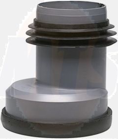 Crearplast C-155 - Eccentric PVC sleeve, diameter 90, toilet drain