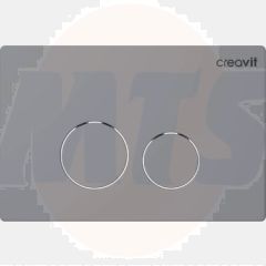 Creavit GP900200 Terra Matt Gray Painted Control Panel Creavit