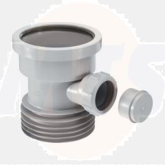 McAlpine DC1-GR-BO Grey Bossed Drain Connector