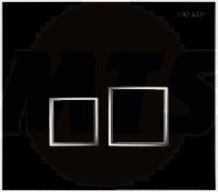 Siamp Square Black Square Flushplate 31204110
