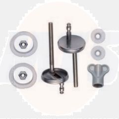 Diaqua Flat 31163096 set of hinges Soft Close Toilet Seat Hinges