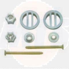 Diaqua Quantum 31170894 set of mounting garniture Soft Closing Plastic Toilet Seat Hinges