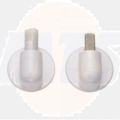 Diaqua Quantum 31170895 set of hinges white Soft Close Toilet Seats