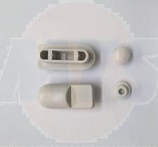 Dolomite Toilet Seat Buffers J273100