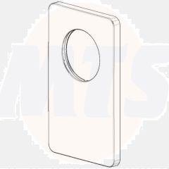 Dornbracht rosette for shower 091102234-33 matt black