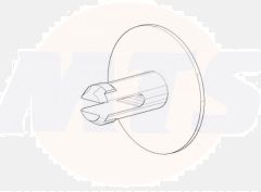 Dornbracht decorative cap spare parts 093120049 chrome, 093120049-00