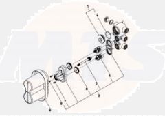Dornbracht hood thermostat spare parts 091111006, 09111100690