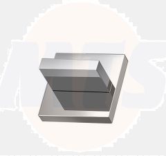 Dornbracht MEM deck valve, clockwise closing, 1/2" platinum 20000782-08