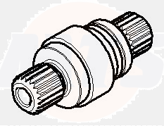 Dornbracht spindle D12.15 x 30 04290602400-00 chrome