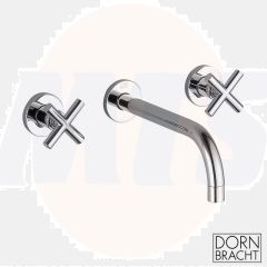 Dornbracht Tara. wall-mounted basin mixer projection: 240 mm, chrome 36717892-00