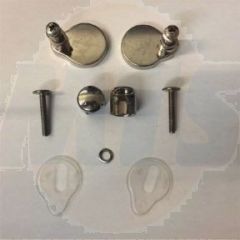 Duravit Caro Soft-Close Toilet Seat Hinges 0061591000