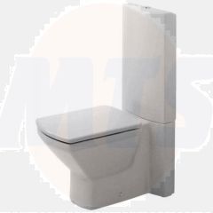 Duravit Caro toilet seat and cover, elongated  For floor standing toilets  Soft close seat