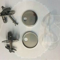 Duravit Darling New Soft-Close Toilet Seat Hinge Set 0061631000 C4302Gh 408012