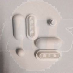 Duravit Starck 3  0063890000 Replacement Toilet Seat Buffer Set - 1001940000